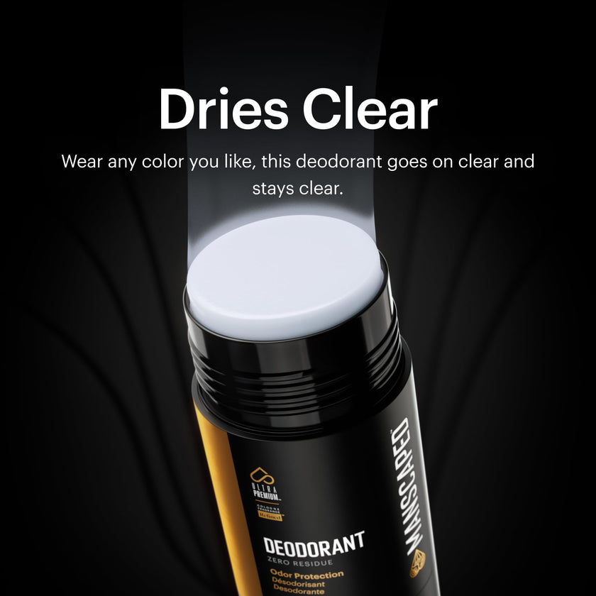 MANSCAPED® UltraPremium Deodorant, Aluminum-Free Clear Formula, Soft and Comfortable with Cologne-Quality Fragrance for Under Arm Odor Protection, 2.65 oz Stick (1 Pack) 🍁 All In One Marketplace Canada