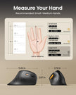 ProtoArc Ergonomic Vertical Mouse, EM11 NL Bluetooth Mouse Wireless Rechargeable Mice with 3 Devices (Bluetooth or USB), Vertical Wireless Mouse for Computer, iPad, Mac, Windows (Black) 🍁 All In One Marketplace Canada