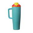 Owala FreeSip Tumbler Insulated Stainless Steel Water Bottle with Built-in Straw and Side Handle, for Travel, Work, School, and Sports, 40oz, BPA Free, Leak Proof, Summer Sweetness 🍁 All In One Marketplace Canada