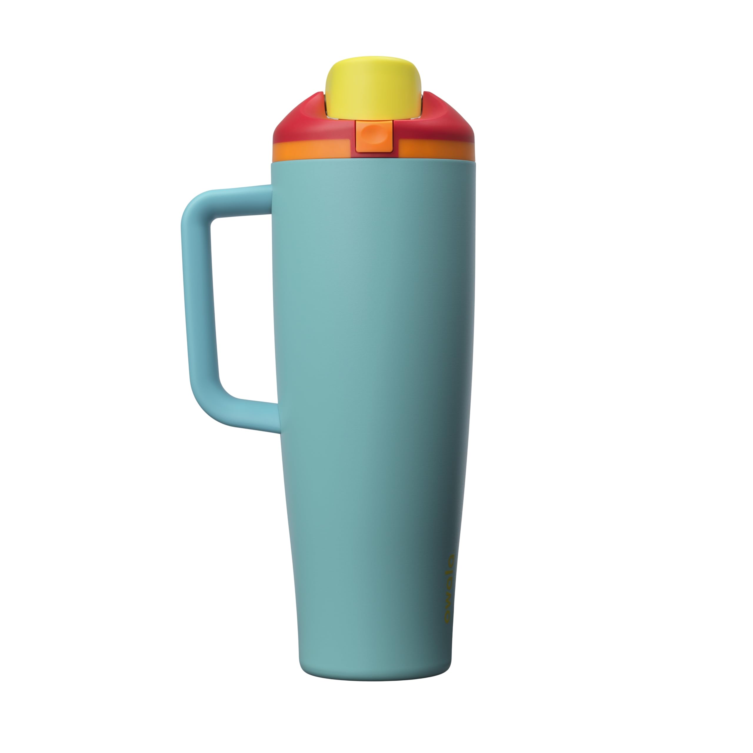 Owala FreeSip Tumbler Insulated Stainless Steel Water Bottle with Built-in Straw and Side Handle, for Travel, Work, School, and Sports, 40oz, BPA Free, Leak Proof, Summer Sweetness 🍁 All In One Marketplace Canada
