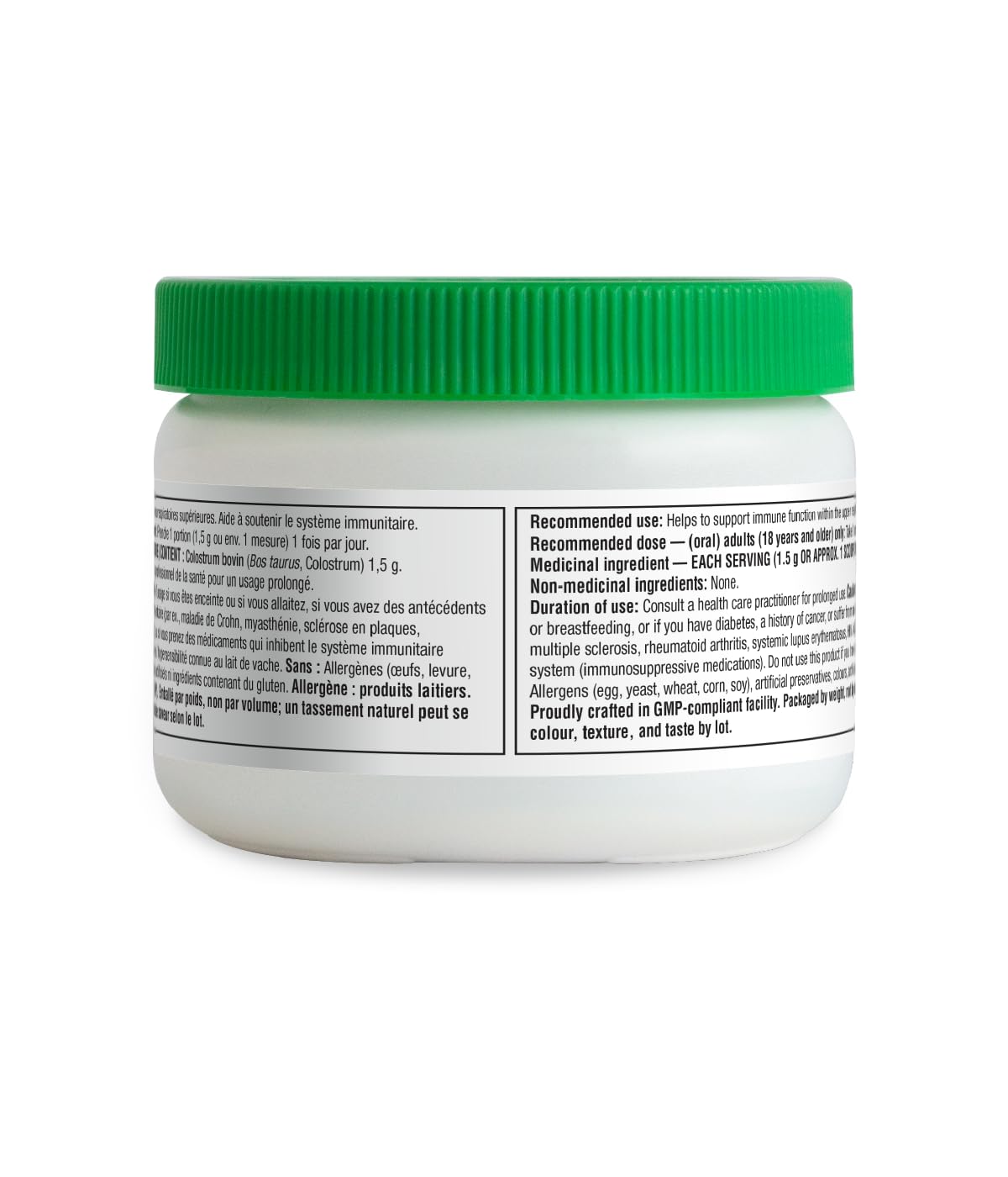 Organika Canadian-Made Colostrum (Bovine)- Immune Support, Grass-Fed- 150g 🍁 All In One Marketplace Canada