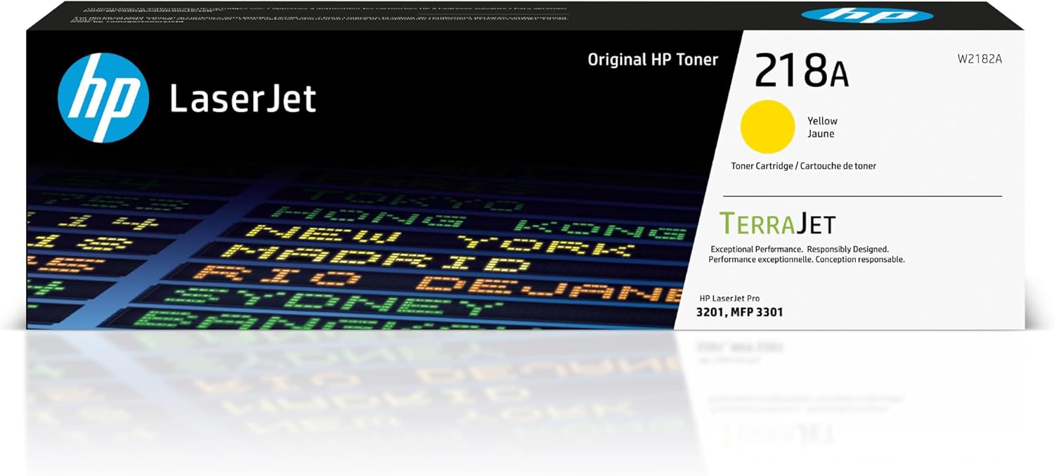 HP 218A Original LaserJet Toner Cartridge - Standard Yield - Yellow