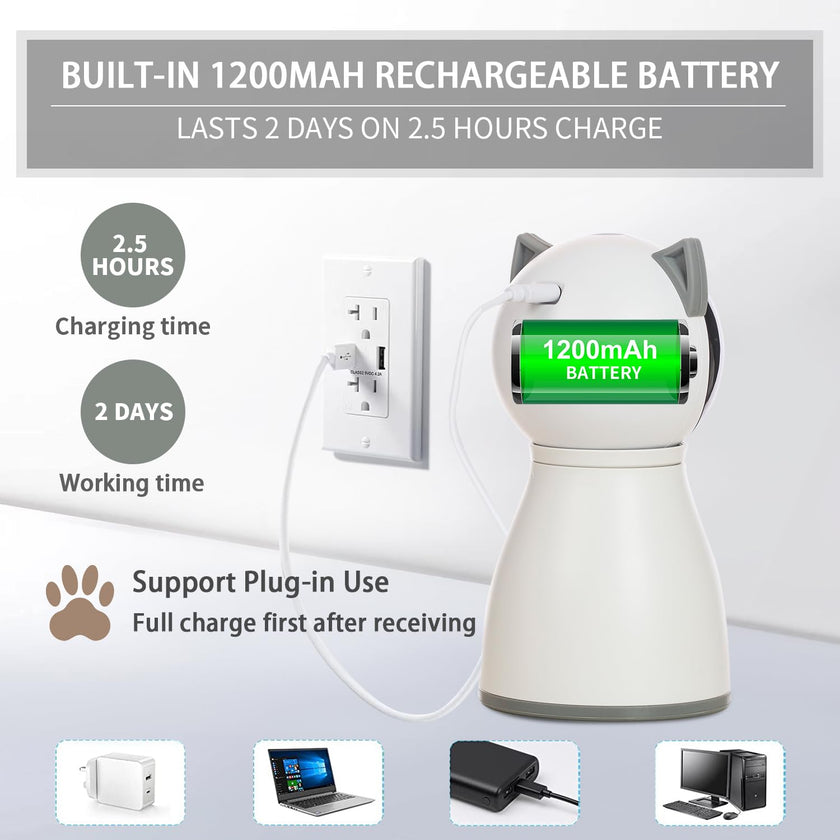 YVE LIFE Cat Toys,The 4th Generation Real Random Trajectory,Motion Activated Rechargeable Automatic Cat Laser Toy,Interactive Cat Toys for Indoor Cats/Kittens/Dogs 🍁 All In One Marketplace Canada