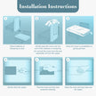 Utopia Bedding Zippered Mattress Encasement Full/Double - 100% Waterproof and Bed Bug Proof Mattress Protector - Absorbent, Six-Sided Mattress Cover 🍁 All In One Marketplace Canada