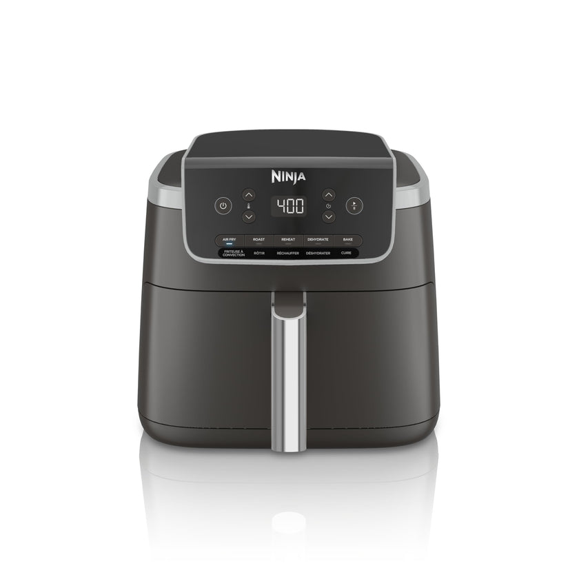 Ninja Air Fryer Pro 5-in-1, 5 QT Capacity, Air Fry, Bake, Roast, Reheat, and Dehydrate, Air Crisp Technology, Nonstick Basket & Crisper Plate, Grey, AF142C 🍁 All In One Marketplace Canada