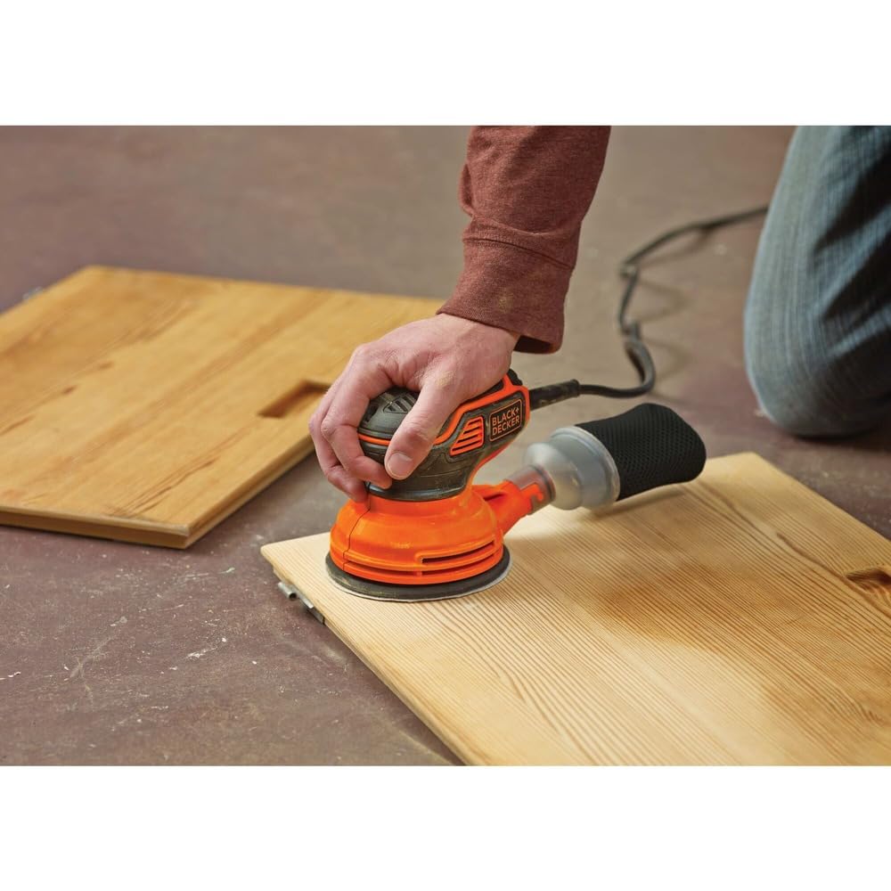 BLACK+DECKER 2.4 Amp 5 in. Electric Random Orbit Sander (BDERO600) 🍁 All In One Marketplace Canada