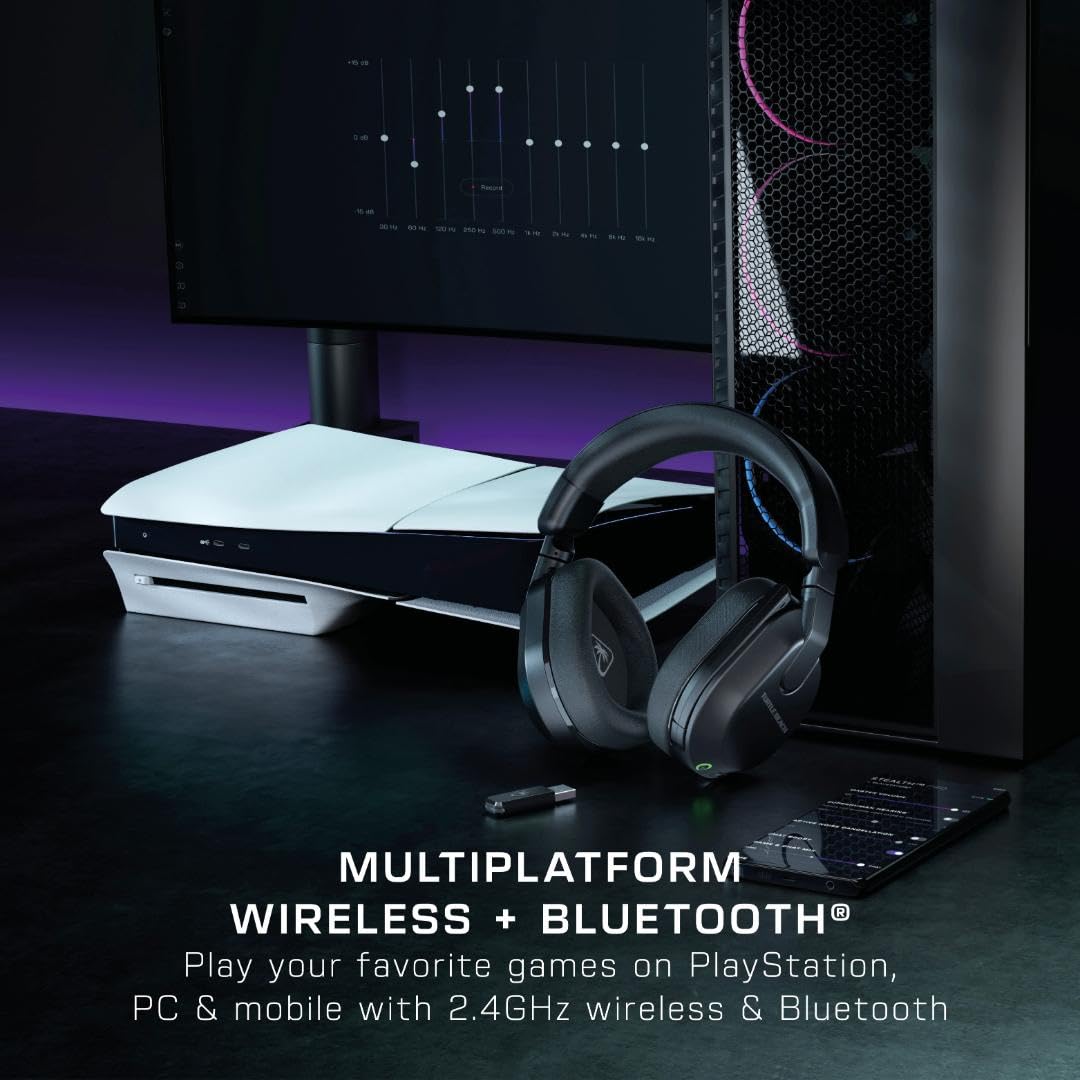 Turtle Beach Stealth 600 Wireless Multiplatform Amplified Gaming Headset for PS5, PS4, PC, Nintendo Switch & Mobile – Bluetooth, 80-Hr Battery, Noise-Cancelling Flip-to-Mute Mic, 50mm Speakers – Black 🍁 All In One Marketplace Canada