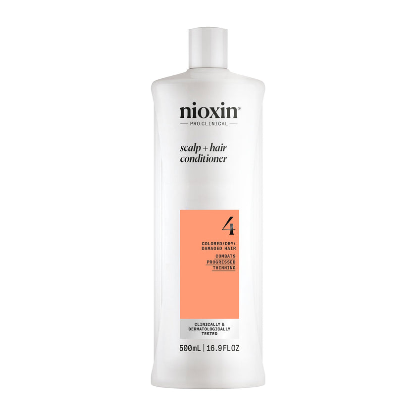Nioxin System 4 Scalp + Hair Conditioner - Hair Thickening Conditioner for Damaged Hair with Progressed Thinning, 16.9 fl oz (Packaging May Vary) 🍁 All In One Marketplace Canada