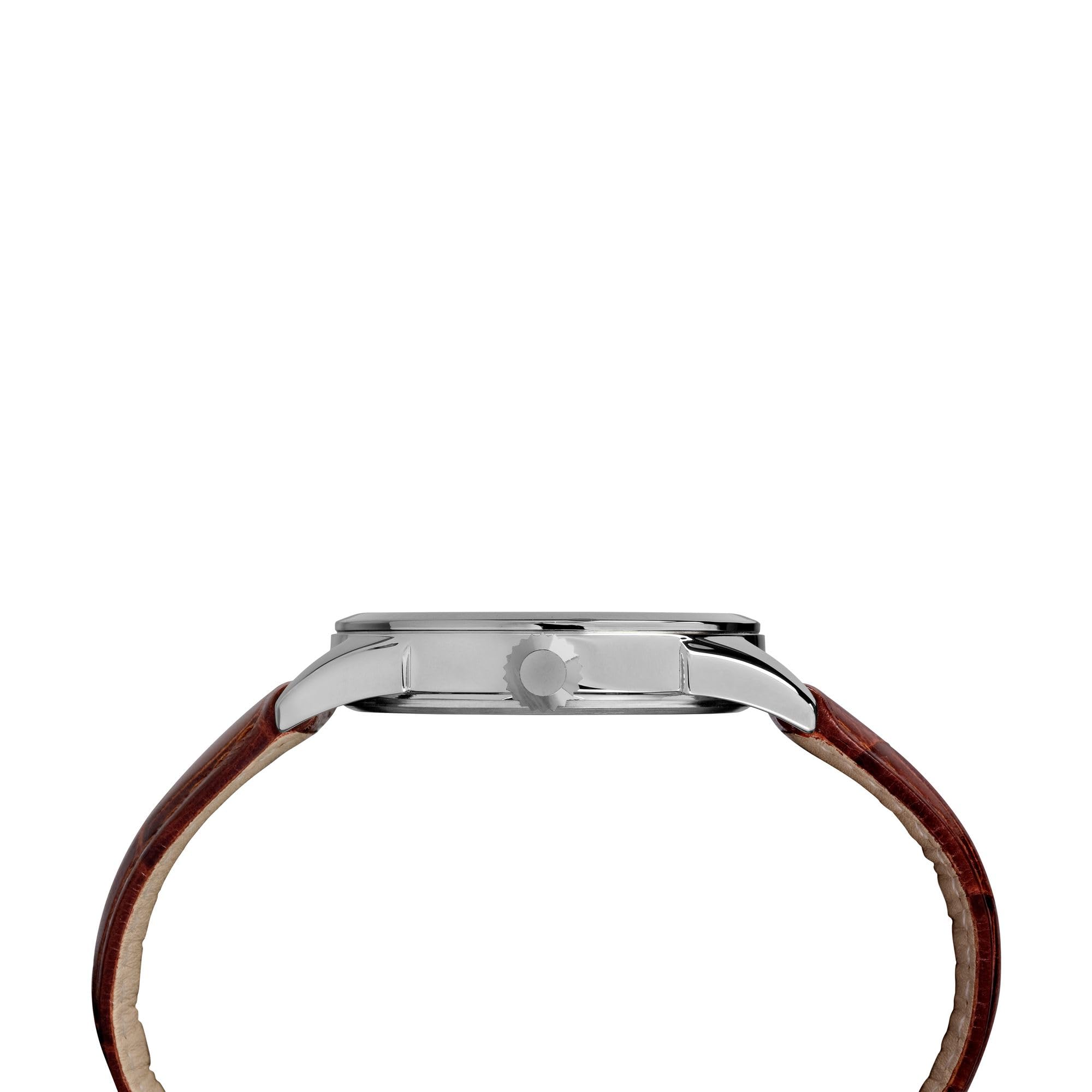 Timex Men's TW2R63800 Easy Reader 38mm Brown/Blue Croco Pattern Leather Strap Watch 🍁 All In One Marketplace Canada