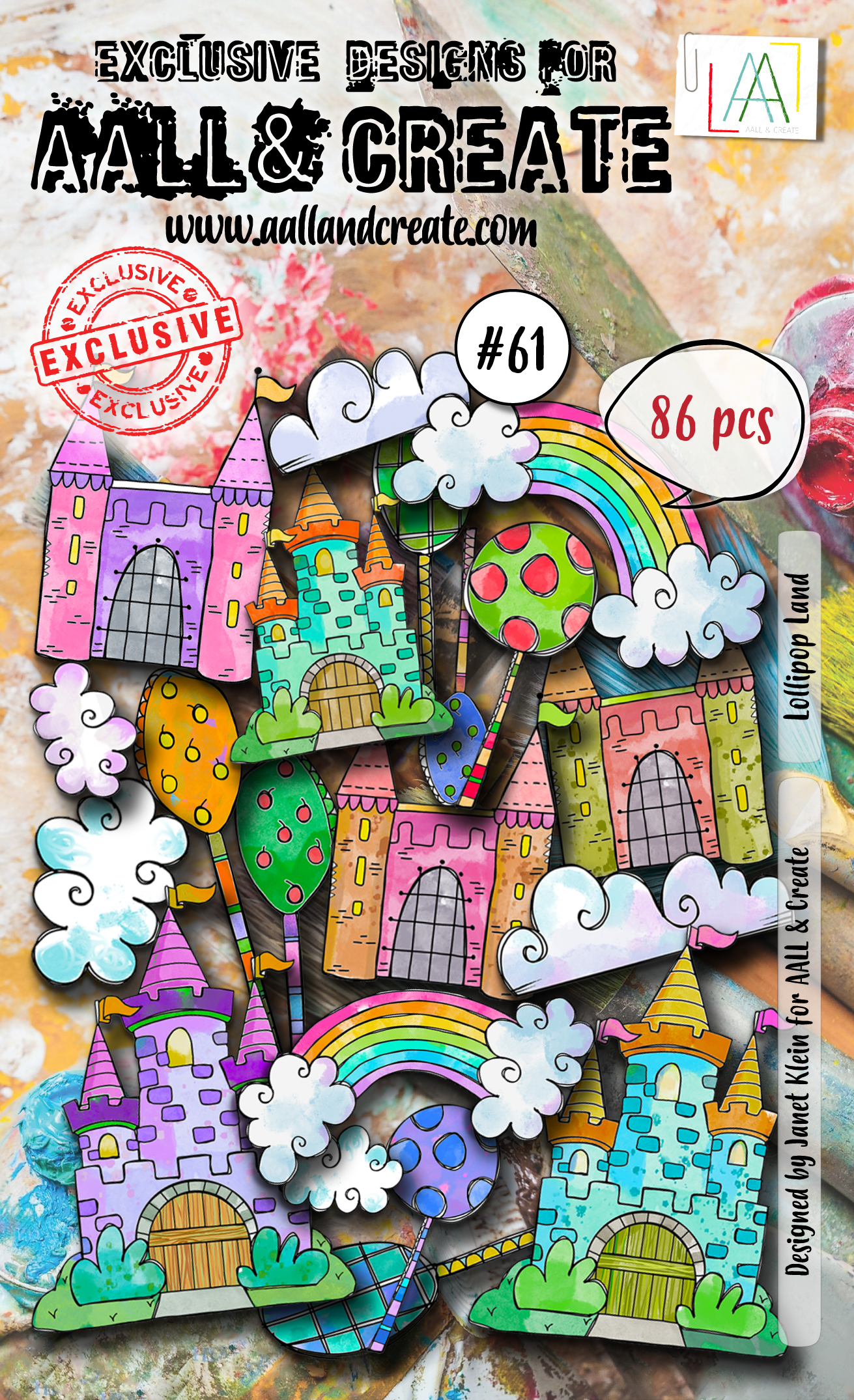 AALL and Create Ephemera Die-Cuts - Lollipop Land