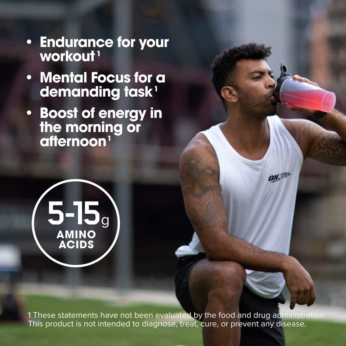 Optimum Nutrition Amino Energy Powder: Pre- workout & Anytime energy with Green tea, Green coffee extract + BCAA's - Watermelon: 30 servings [270g] (packaging may vary) 🍁 All In One Marketplace Canada
