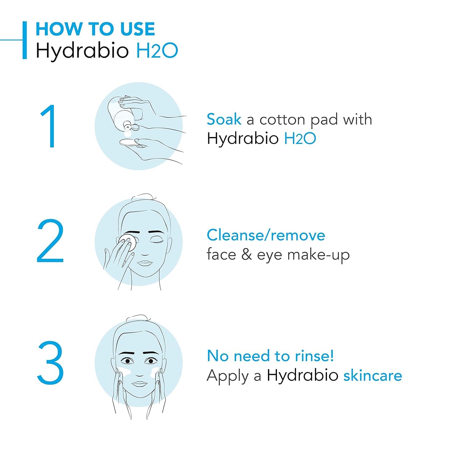 Bioderma Hydrabio H2O Micellar Water, Cleansing and Makeup Removing Gentle Face Cleanser for Dehydrated Sensitive Skin 🍁 All In One Marketplace Canada