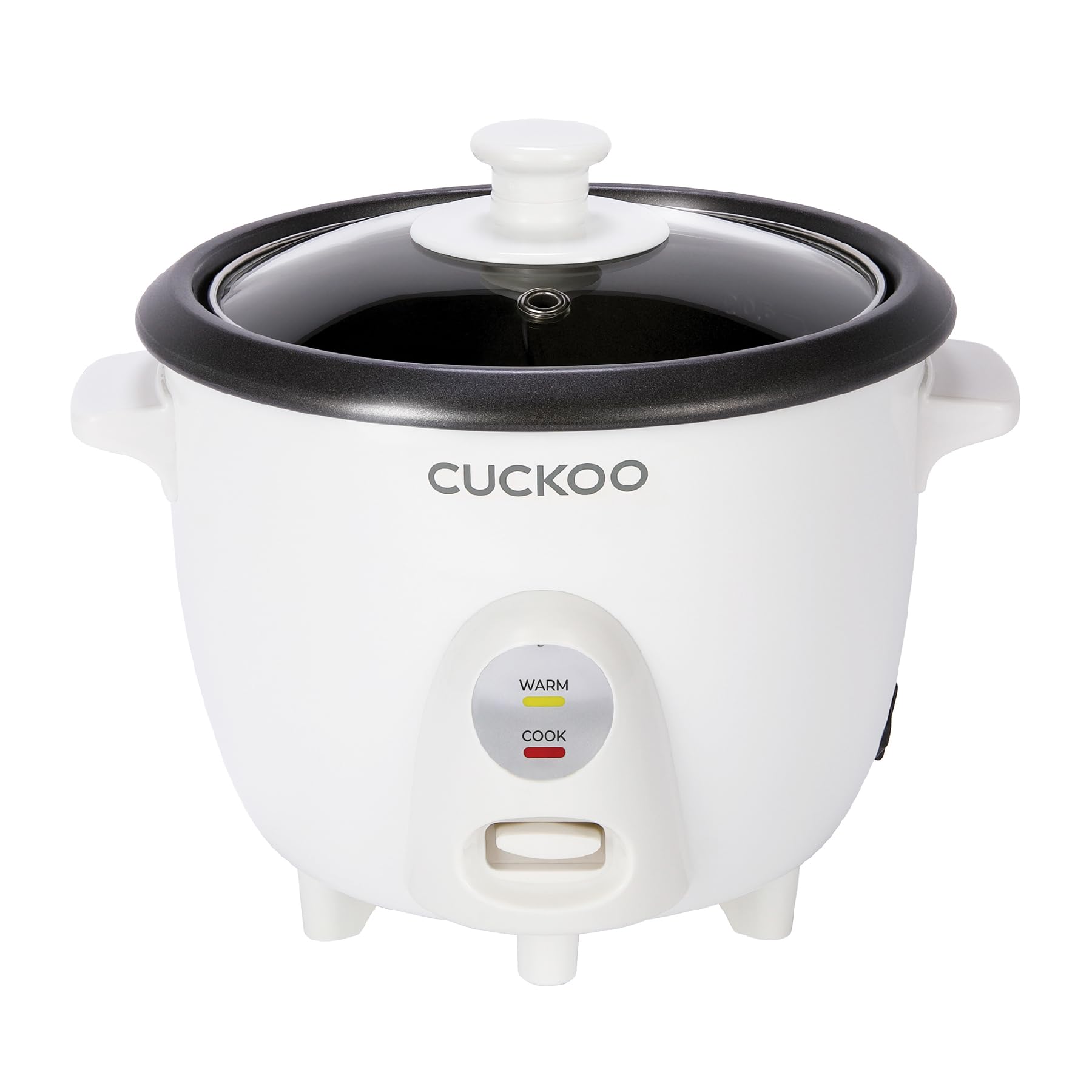 CUCKOO One Touch Rice Cooker 3-Cup (Uncooked) / 6-Cup (Cooked), Mini Rice Cooker & Warmer with Steamer Tray, Versatile Grain Cooker, Soup Maker, Auto Keep Warm, White (CR-0301C) 🍁 All In One Marketplace Canada