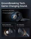 SHOKZ OpenRun Pro 2-Bone Conduction Headphones,Open-Ear Bluetooth Wireless Sport Earphones for Running,Workouts-Sweat Resistant,Comfortable Fit-Deep Bass,Smart Mic,Reflective Strip,Mini,Black 🍁 All In One Marketplace Canada