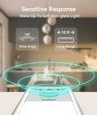Under Cabinet Lighting, LED Motion Sensor Light Indoor, 2200mAh USB Rechargeable Closet Lights Battery Operated, Stick On Magnetic Wireless Dimmable Under Counter Lights for Kitchen, Stairs (2 Pack) 🍁 All In One Marketplace Canada
