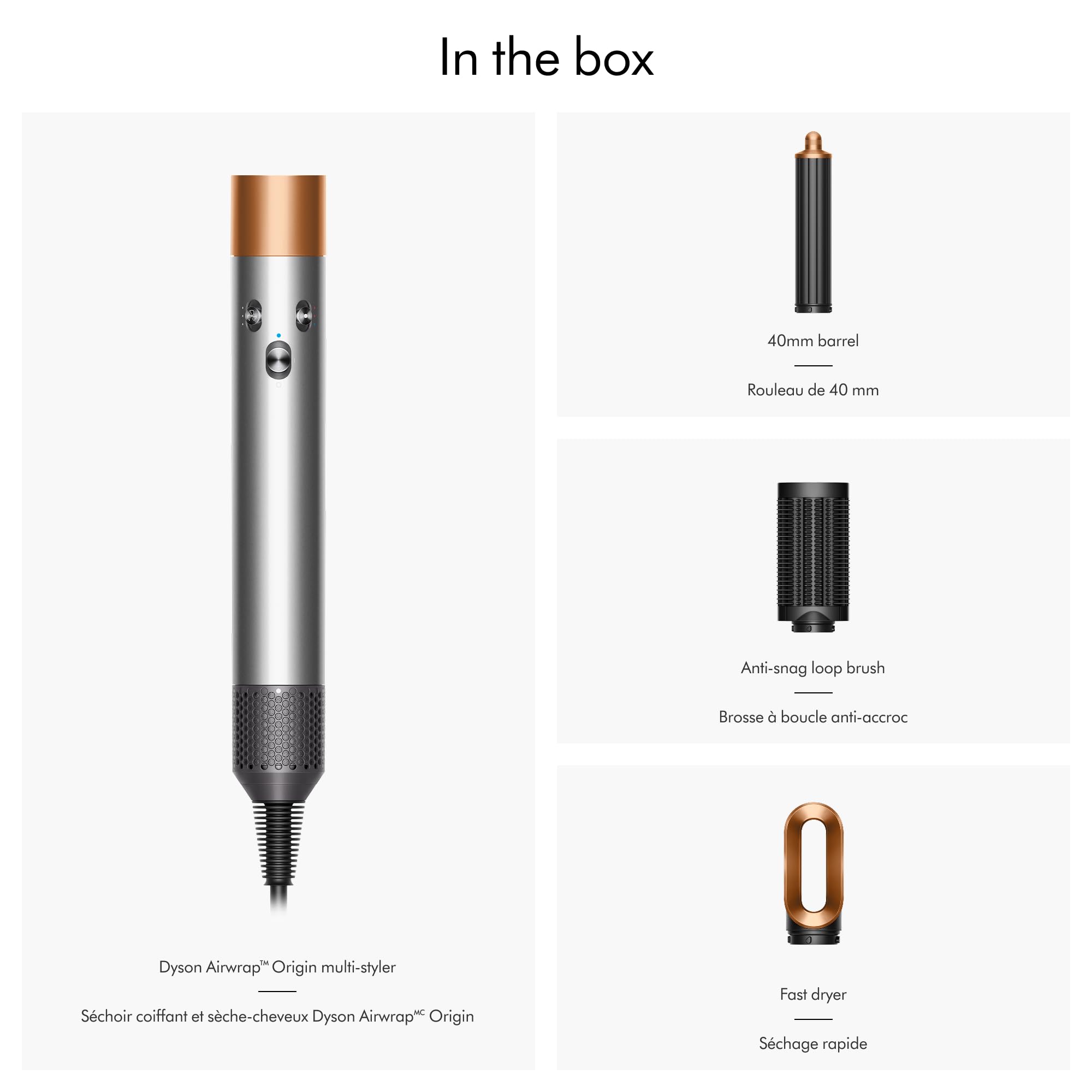 Dyson Airwrap™ Origin multi-styler in Nickel and copper 🍁 All In One Marketplace Canada