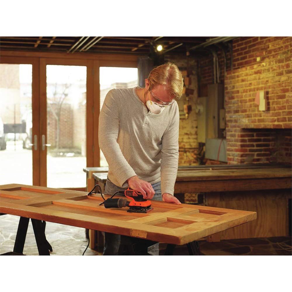 BLACK+DECKER 2.0 Amp Electric 1/4 Sheet Orbit Sander (BDEQS300) 🍁 All In One Marketplace Canada