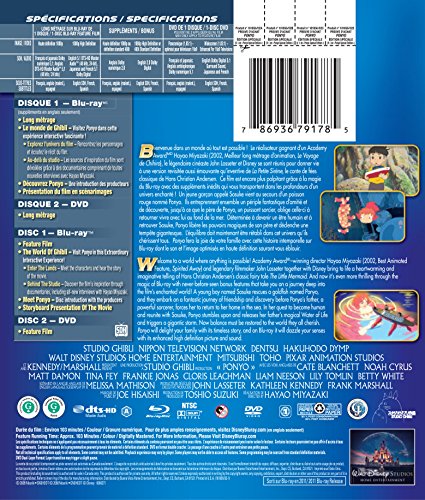 Ponyo (version française) [Blu-ray + DVD]
