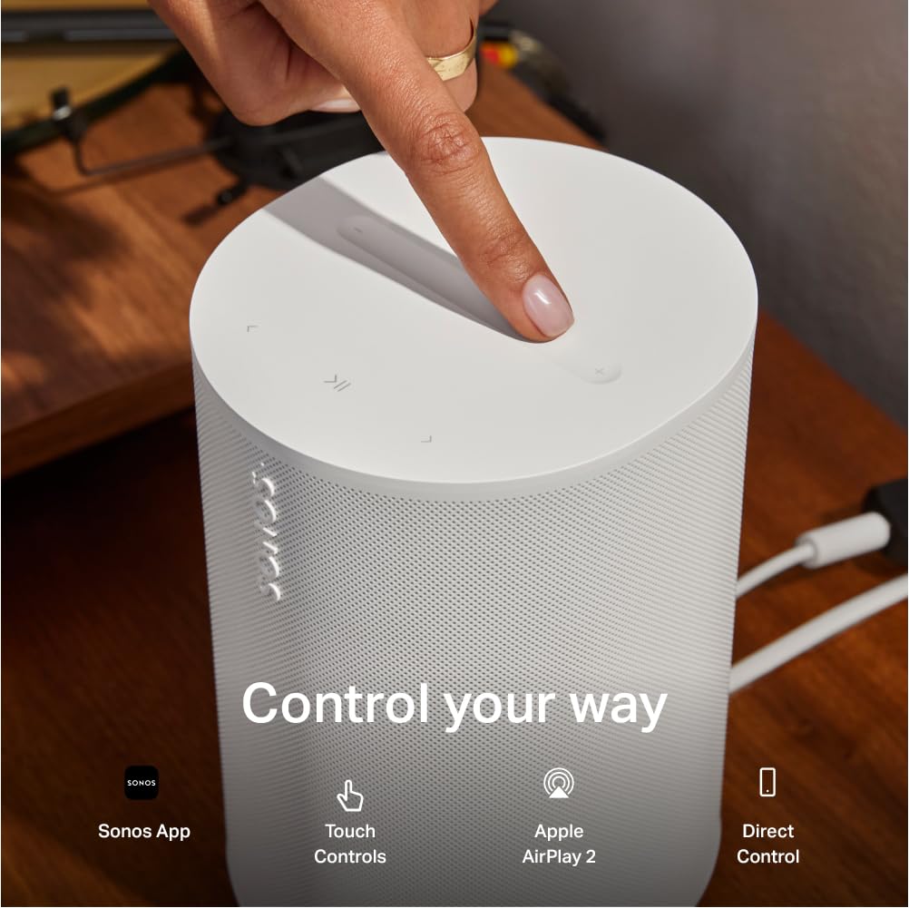 Sonos Era 100 SL - Compact, Microphone-Free Speaker with WiFi, Bluetooth - White 🍁 All In One Marketplace Canada