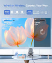Magcubic Mini Projector with 4K Support, Portable Projecteur with WiFi 6 and Bluetooth 5.4, Auto Keystone, 200 ANSI, 180 Degree Rotation, Built-in Apps Smart Projector for Home Outdoor HY300PRO+ 🍁 All In One Marketplace Canada