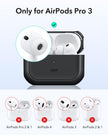 ESR for AirPods Pro 3 Case, Compatible with AirPods Pro Case 3rd Generation (2025), Compatible with MagSafe, Full Drop Protection Cover with Lanyard, Black 🍁 All In One Marketplace Canada