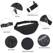 MAXTOP Large Fanny Pack for Women Men with 4-Zipper Pockets Gifts for Enjoy Festival Sports Workout Traveling Running Casual Hands-Free Water-Resistant Sling Waist Pack Bag Carrying of Phones 🍁 All In One Marketplace Canada