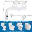 Ultra-Slim Bidet Attachment for Toilet, Adjustable Water Pressure for Rear/Feminine Wash Bidet, Non Electric Self Cleaning Fresh Cold Water Toilet Bidets Spray Jet Easy Install (Silver) 🍁 All In One Marketplace Canada