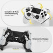 AceGamer 2 Pack for PS4 Controller, Wireless Controller for PS4/Slim/PC, with Non-Slip Grip of Both Sides and USB-C Cable! (Black and White) 🍁 All In One Marketplace Canada