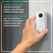 Blink Video Doorbell – Head-to-toe HD view, two-year battery life, and simple setup. Required Sync Module not included – Add-On (White) 🍁 All In One Marketplace Canada