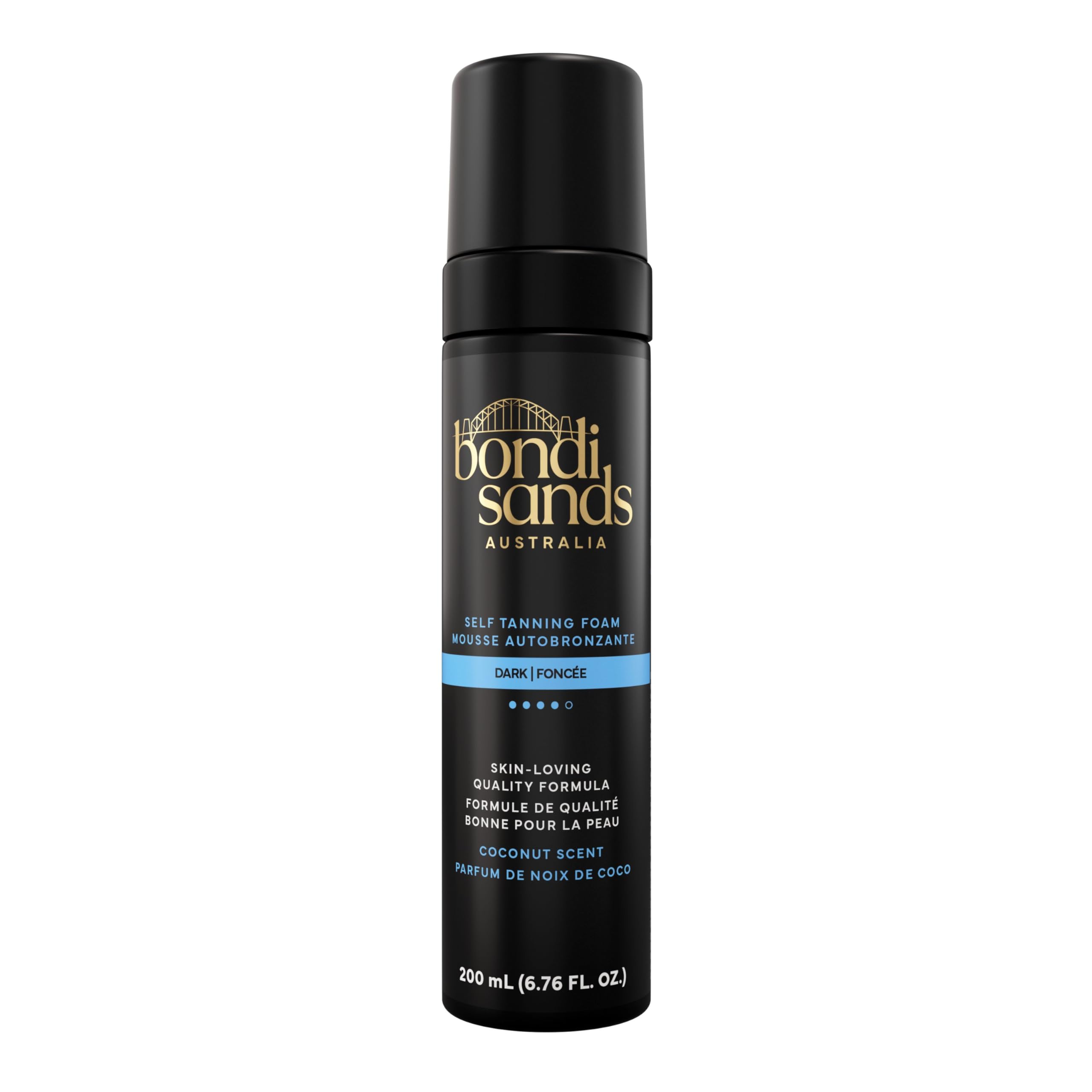Bondi Sands Self Tanning Foam Dark| Lightweight Self-Tanner Foam Enriched with Aloe Vera | Coconut scent | Suitable for all skin tones |Streak-Free | Never Orange | Vegan & Cruelty Free (200 mL) 🍁 All In One Marketplace Canada