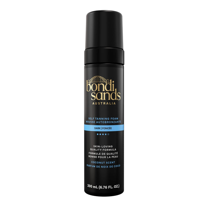Bondi Sands Self Tanning Foam Dark| Lightweight Self-Tanner Foam Enriched with Aloe Vera | Coconut scent | Suitable for all skin tones |Streak-Free | Never Orange | Vegan & Cruelty Free (200 mL) 🍁 All In One Marketplace Canada