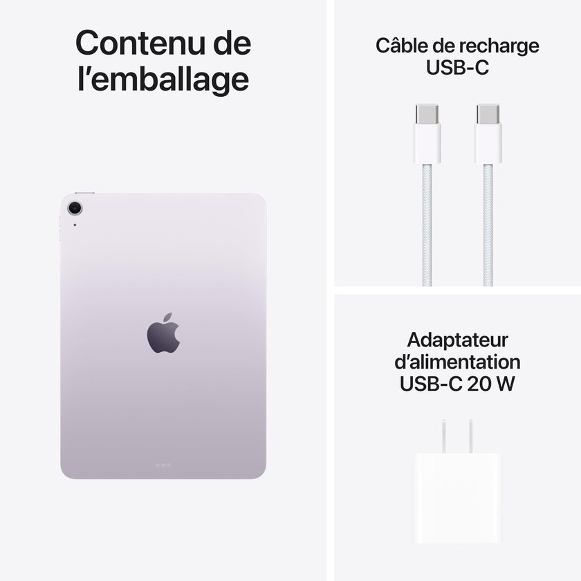 Apple iPad Air 11-inch with M4 chip (Wi-Fi, 256GB) - Purple 🍁 All In One Marketplace Canada