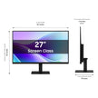 Samsung 27-inch FHD Flat Screen IPS Panel 5ms Monitor with 120 Hz Refresh Rate, Game Picture Mode & Super Slim Design (LS27F320GANXZA) - [Canada Version] 🍁 All In One Marketplace Canada