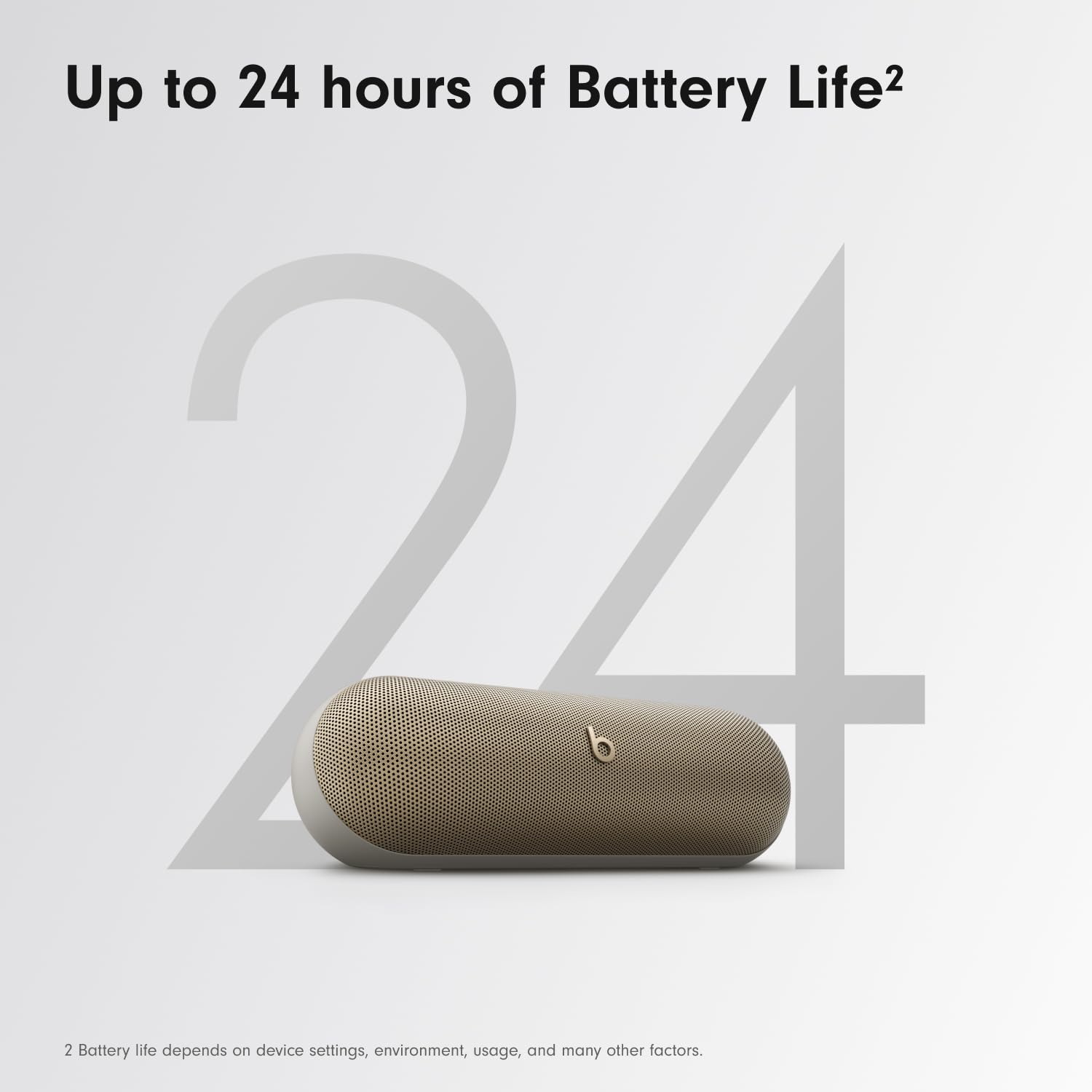Beats Pill - Wireless Bluetooth Speaker and Portable Charger via USB-C - Up to 24 Hours Battery Life, IP67 Water Resistant, Apple & Android Compatible, Built-in Microphone – Champagne Gold 🍁 All In One Marketplace Canada