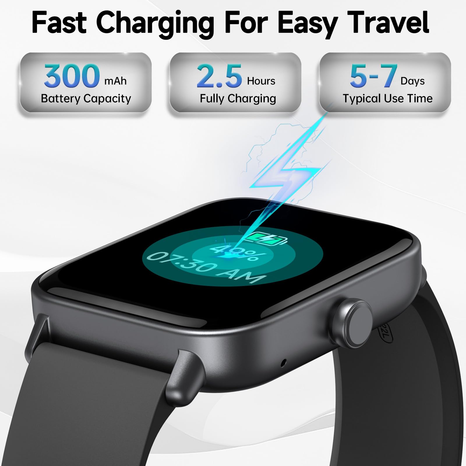 Smart Watch for Men Women (Answer/Make Call), Alexa Smartwatch Compatible with Android iOS, Fitness Tracker with Heart Rate SpO2 Sleep Monitor, 1.8'' HD DIY Dial Waterproof Watch with Bluetooth Call 🍁 All In One Marketplace Canada