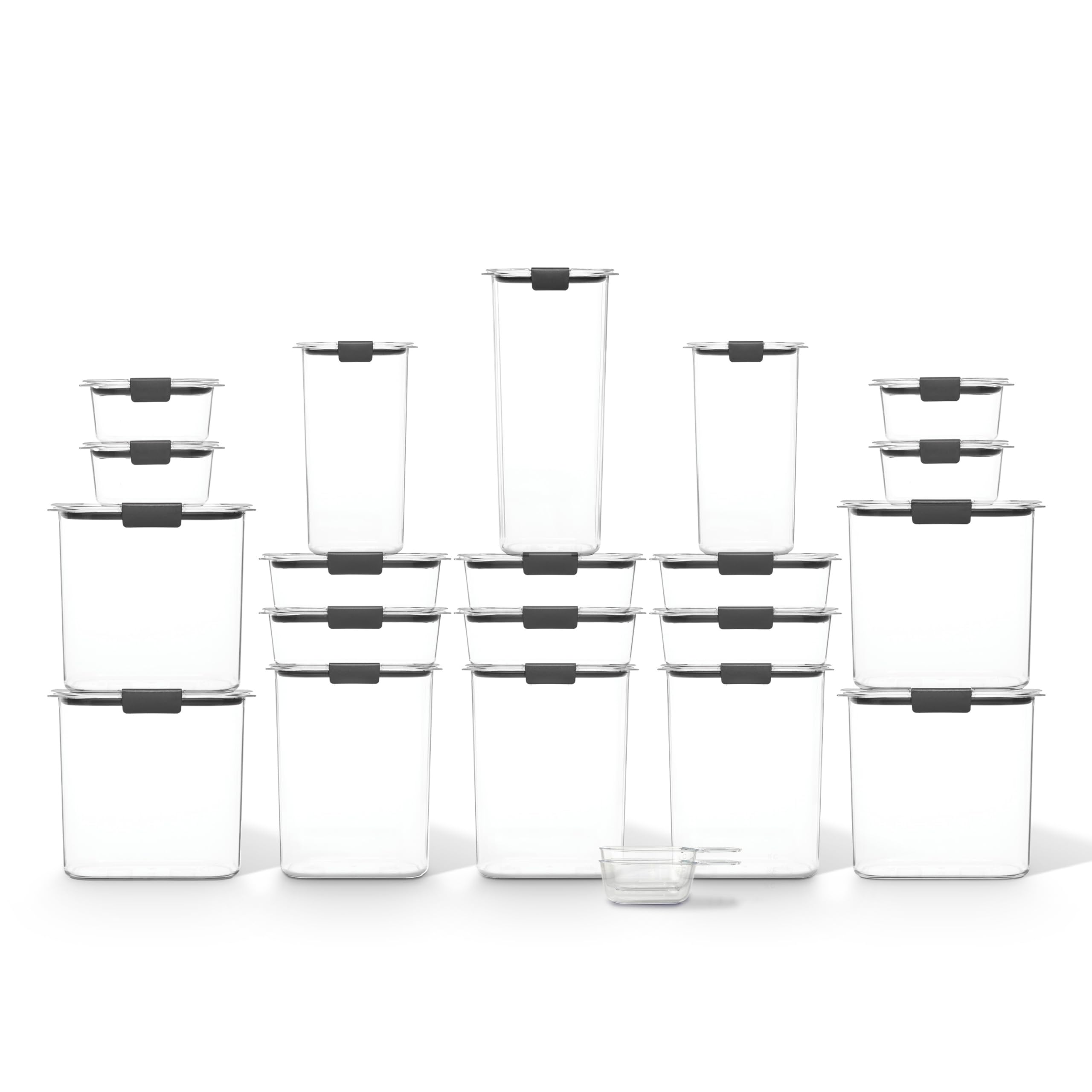 Rubbermaid Brilliance Pantry Containers, Airtight Food Storage Containers with Lids, BPA-Free, Set of 20 with 2 Scoops (42 Pieces Total) - Perfect for Kitchen and Pantry Organization 🍁 All In One Marketplace Canada