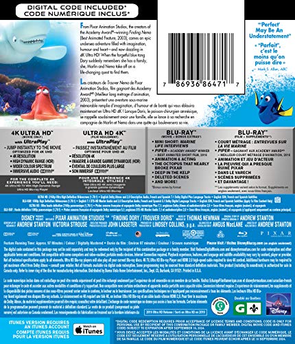 Finding Dory - 4K/Blu-Ray