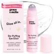 grace & stella Under Eye Brightener Roller - Airplane Travel Essentials - Travel Size Toiletries - Retinol & Caffeine Eye Serum for Puffiness, Dark Circles, Wrinkles - Vegan Skincare (15ml / 0.51floz) 🍁 All In One Marketplace Canada