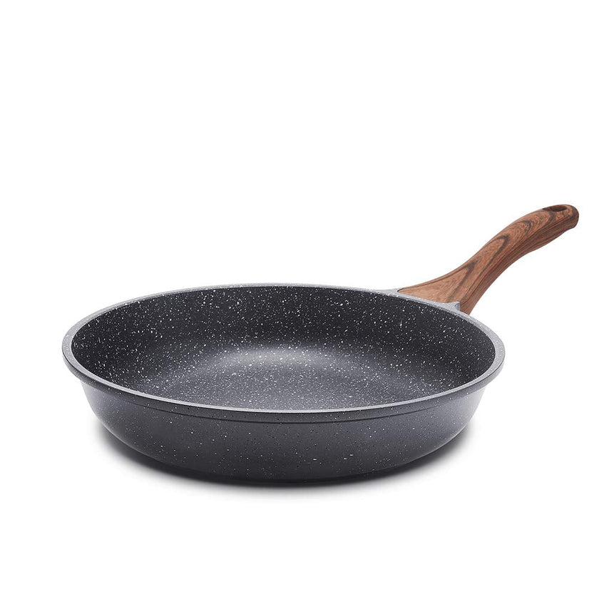 SENSARTE Nonstick Frying Pan Skillet, Swiss Granite Coating Omelette Pan, Healthy Stone Cookware Chef's Pan, PFOA Free (8/9.5/10/11/12.5 Inch) (9.5 Inch) 🍁 All In One Marketplace Canada