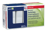 Leviton Decora Single-Pole Switch, 10-Pack, 15 Amp, 5601-2WM, White 🍁 All In One Marketplace Canada