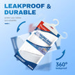 Vacplus Moisture Absorbers Packets, Fragrance Free 10 Pack, Humidity Packs, Dessicant Packets, Hanging Closet Dehumidifier Bags, Dehumidifier for Bathroom, Blue, 30.0 x 16.0 cm 🍁 All In One Marketplace Canada