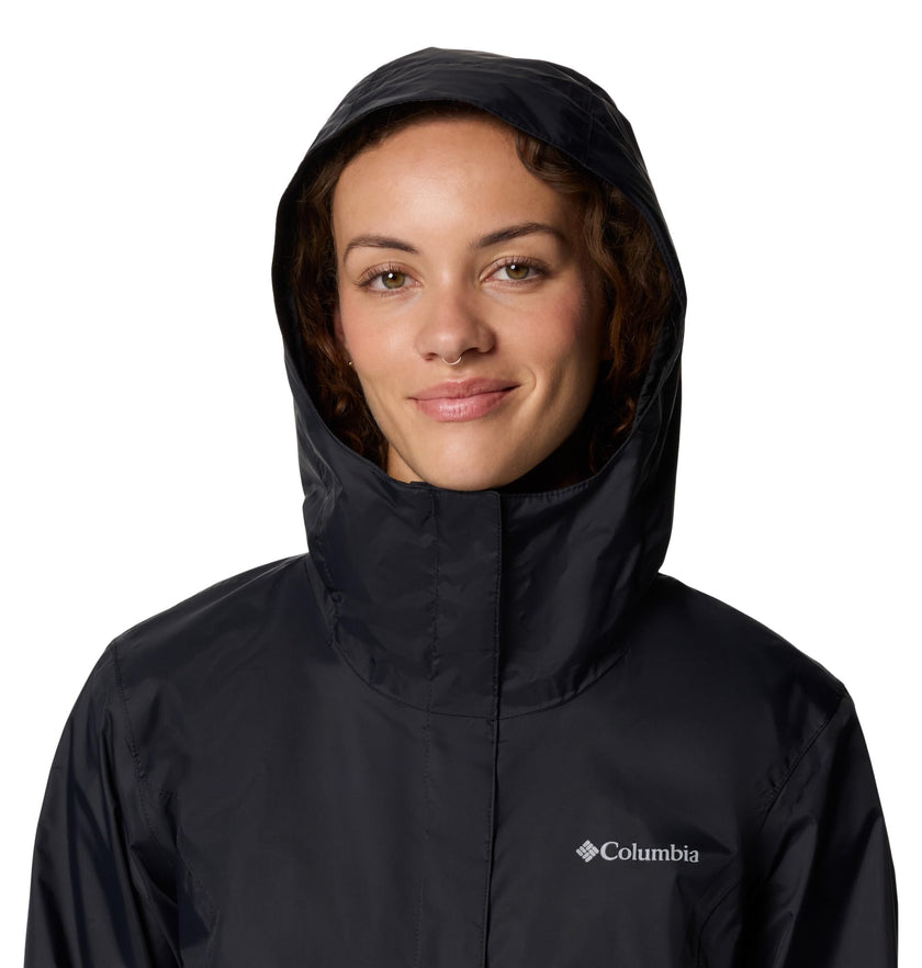 Columbia Womens Arcadia II Waterproof Rain Jacket, Black, Large 🍁 All In One Marketplace Canada