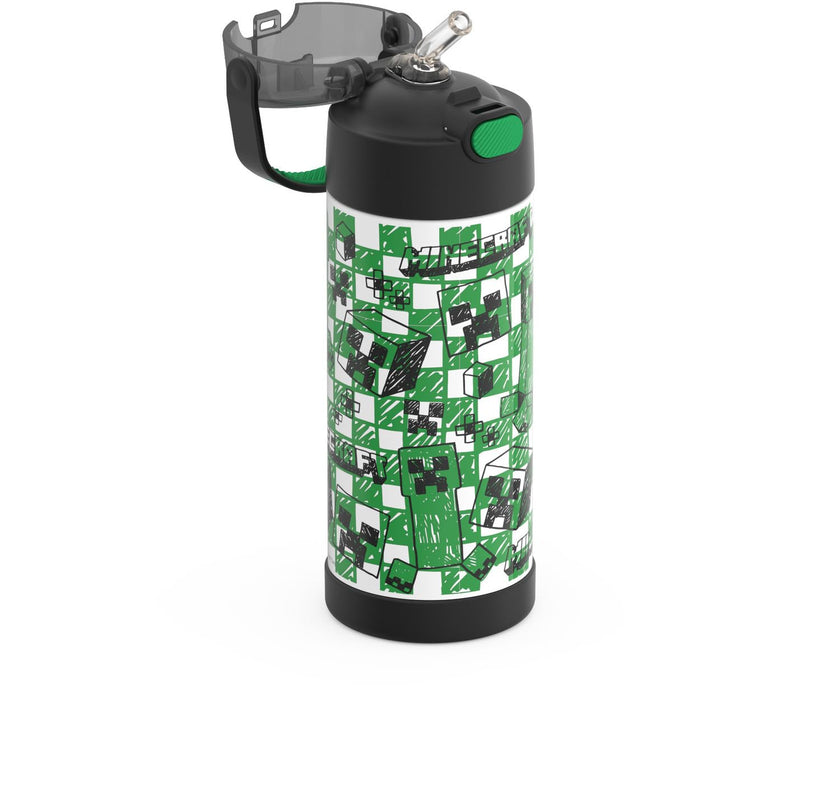 THERMOS FUNTAINER Water Bottle with Straw, 14oz, Minecraft 🍁 All In One Marketplace Canada