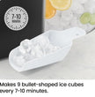 Iceman Dual-Size Ice Maker Countertop - Portable Ice Machine, Large and Small Ice Machine Maker with Self Cleaning, 9 Cubes in 7 Mins, 22lbs/24hrs, for Home, Kitchen, Office, Party, Ice Scoop Included 🍁 All In One Marketplace Canada