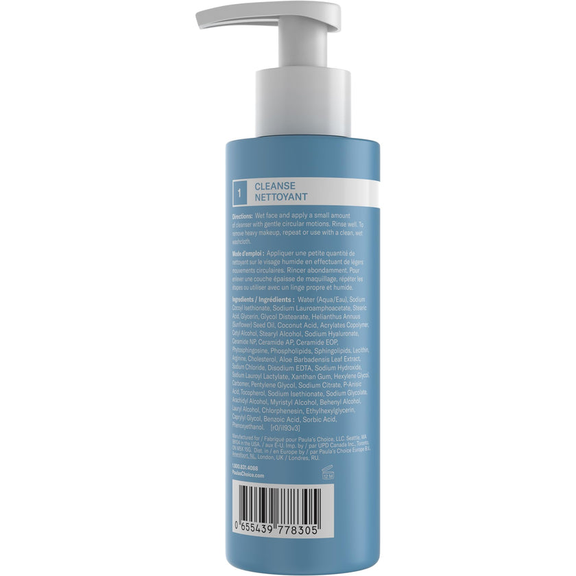 Paula's Choice RESIST Perfectly Balanced Foaming Cleanser, Hyaluronic Acid & Aloe, Anti-Aging Daily Face Wash, for Enlarged Pores & Oily Skin, Fragrance-Free, 190 mL 🍁 All In One Marketplace Canada