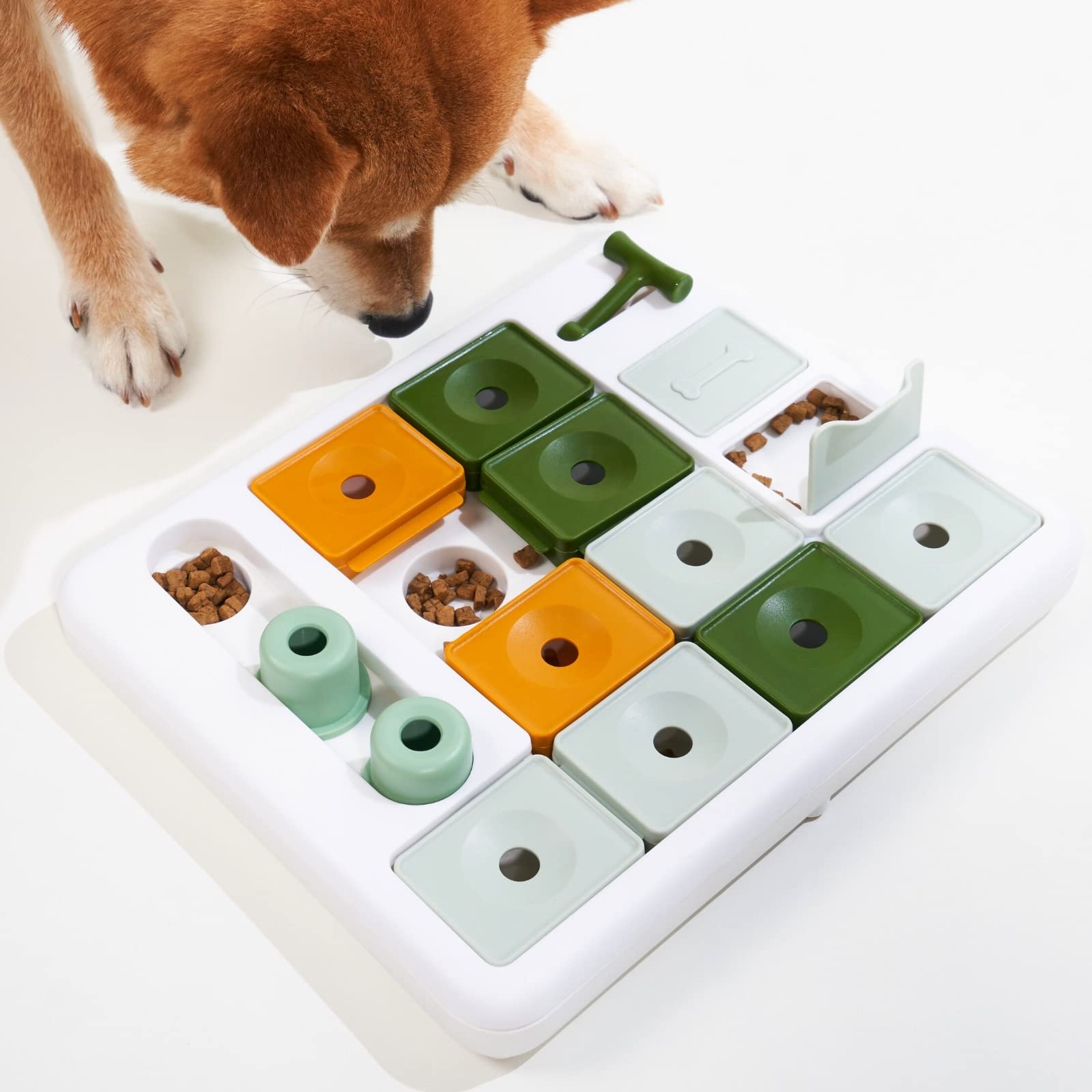 Barkwhiz Dog Treat Feeder Toy,Interactive Dog Toys Various Levels of Play, Slow Feeder for Dogs Mental Stimulation, Puzzle for Dog, Dog Toys for Large Medium Small Dogs 🍁 All In One Marketplace Canada