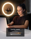 UBeesize 12 inch Ring Light with Stand, Selfie Ring Light with 50