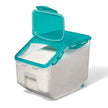 Starfrit LocknLock Plastic Pantry Container with Wheels - 406oz/12L - Airtight - 4-Sided Locking Flip-Top Lid 🍁 All In One Marketplace Canada
