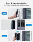 BOIFUN Video Doorbell Camera Wireless – No Subscription Required, 2K HD, 166° Wide View, HDR Night Vision, Motion Alerts, Two-Way Audio & Package Watch with Chime, Battery Powered, 2.4 GHz Wi-Fi Only 🍁 All In One Marketplace Canada