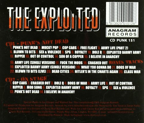 The Exploited / Punk's Not Dead + On Stage - CD